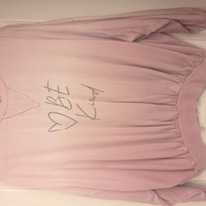 Be Kind Women's Pink Sweatshirt